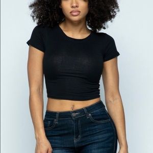 Donna Crop Top - Black